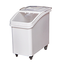 Prepline 27 gal Mobile Ingredient Storage Bin -  680 Cup Capacity with Sliding Lid