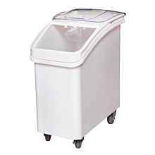 Prepline 21.4 gal Mobile Ingredient Storage Bin -  540 Cup Capacity with Sliding Lid