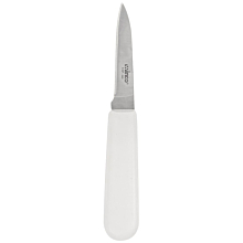 Winco K-40P 3" Paring Knife with White Polypropylene Handle