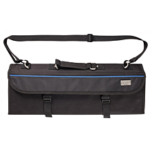 Winco KBG-11 Black Polyester 11 Compartment Knife Bag