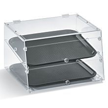 Vollrath KDC1418-2-06 Two Shelf Knock Down Acryllic Bakery Case with Front & Rear Doors