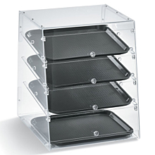 Vollrath KDC1418-4F-06 Four Shelf Knock Down Acryllic Bakery Case with Front Doors