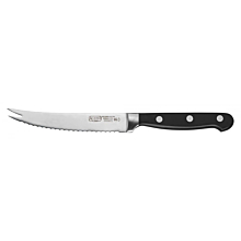 Winco KFP-51 Acero 5" Tomato Knife with Black POM Handle
