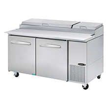 Kool-It KPT-67-2 67" Refrigerated Pizza Prep Table