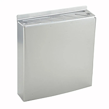 Winco KR-9 7 Slot Stainless Steel Wall-Mount Knife Rack