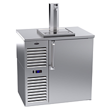 Krowne DB36L-SSS 36" Single Tap Direct Draw Cooler with Left Side Compressor, Stainless Steel