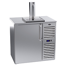 Krowne DB36R-SSS 36" Single Tap Direct Draw Cooler with Right Side Compressor, Stainless Steel