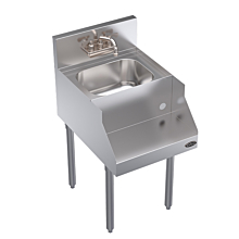 Krowne KR24-12BD Royal Series 12"L x 24"D Blender Dump Sink