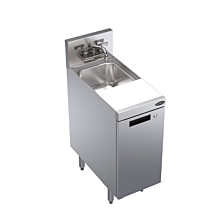 Krowne KR24-MC12-C Royal Series 12"L x 24"D Speed Unit with Dump Sink, Cutting Board and Cabinet