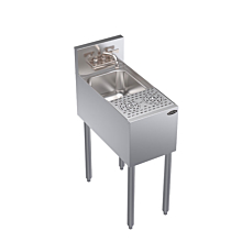 Krowne KR24-MD12 Royal Series 12"L x 24"D Speed Unit with Dump Sink and Dual Speed Rinsers