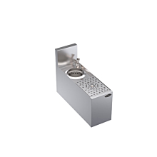Krowne KR24-MD8 Royal Series 8"L x 24"D Speed Unit with Dipperwell and Speed Rinser