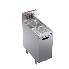 Krowne KR24-MS12-C Royal Series 12"L x 24"D Speed Unit with Dump Sink, Speed Rinser and Cabinet