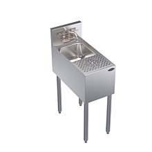 Krowne KR24-MS12 Royal Series 12"L x 24"D Speed Unit with Dump Sink and Speed Rinser