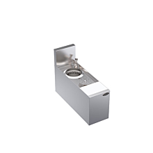 Krowne KR24-MS8 Royal Series 8"L x 24"D Speed Unit with Dipperwell, Speed Rinser and Cutting Board