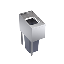 Krowne KR24-T14L Royal Series 14" Trash Station with Legs on Left Side