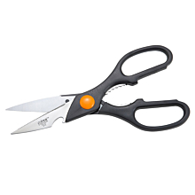Winco KS-01 Stainless Steel Kitchen Shears with Plastic Grip Handles