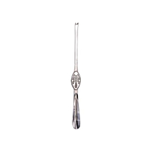 Winco LC-08 8" Two-Tine Stainless Steel Shellfish Fork