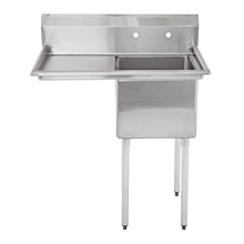  1 Compartment Sink with 12