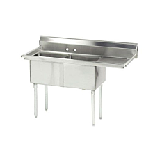  2 Compartment Sinks with 14