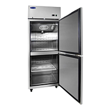 Atosa MBF8007GR 28" One Section Solid Door Top Mount Half Door Reach-In Freezer - 21.4 Cu. Ft. - Right Hand Model