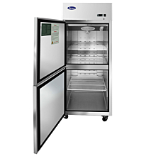 Atosa MBF8007GRL 28" One Section Solid Door Top Mount Half Door Reach-In Freezer - 21.4 Cu. Ft. - Left Hand Model