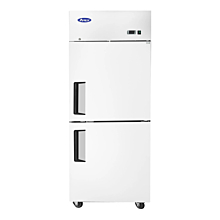 Atosa MBF8010GR 28" One Section Solid Door Top Mount Half Door Reach-In Refrigerator - 21.4 Cu. Ft. - Right Hand Model