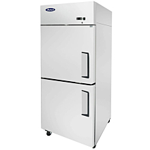 Atosa MBF8010GRL 28" One Section Solid Door Top Mount Half Door Reach-In Refrigerator - 21.4 Cu. Ft. - Left Hand Model