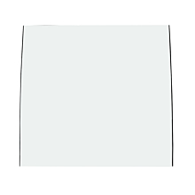 Marchia Front Arc Glass Door for MBT36 Display Case 35.28" x 36.65