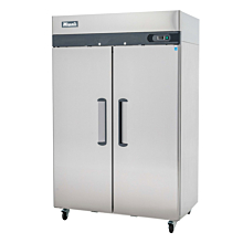 Migali C-2F-HC 52" Double Solid Door Top Mount Reach-In Freezer- 49 Cu. Ft.
