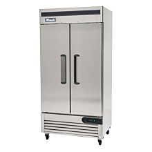 Migali C-2FB-35-HC 40" Double Solid Door Bottom Mount Reach-In Freezer - 35 Cu. Ft.