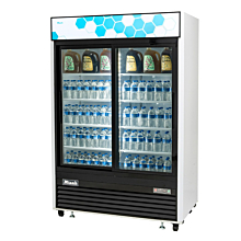 Migali C-49RS-HC 54" Double Glass Sliding Door Merchandiser Refrigerator - 49 Cu. Ft.