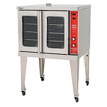 Migali C-CO1-LP 38" Liquid Propane Full Size Single Deck Convection Oven - 46,000 BTU