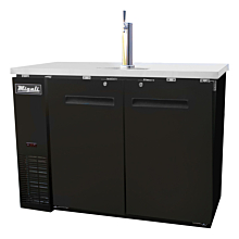 Migali C-DD48-2-HC 48" Refrigerated One Tap Direct Draw Beer Dispenser  - (2) 1/2 Keg Capacity