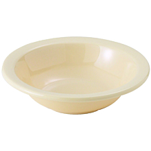 Winco MMB-10 10 oz. Tan Melamine Grapefruit Bowls