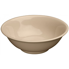 Winco MMB-32 32 oz. Tan Melamine Rimless Bowls