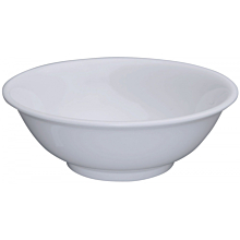 Winco MMB-32W 32 oz. White Melamine Rimless Bowls