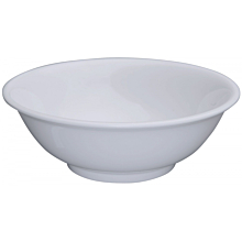 Winco MMB-52W 52 oz. White Melamine Rimless Bowls