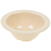 Winco MMB-5 5 oz. Tan Melamine Fruit Bowls