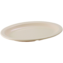 Winco MMPO-96 Tan Oval Melamine Platter