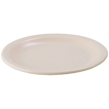 Winco MMPR-6 6-1/2" Tan Melamine Dinner Plates