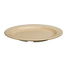 Winco MMPR-8 8" Tan Melamine Dinner Plates