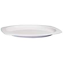Winco MMPT-96 Tan Melamine Rectangular Platter