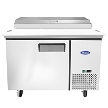 Atosa MPF8201GR 44" 1 Door Pizza Prep Table, (6) 1/3 size pans