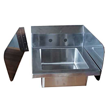 Atosa MRS-HS-18SP Stainless Steel Side Splash For 18" Hand Sink - Pair