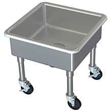  Stainless Steel Mobile Mop Sink, 22