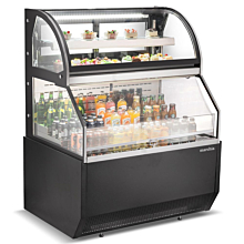 Marchia MSTAR48 48" Dual Service Open Air Display Case Merchandiser
