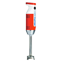 Dynamic MX070.12 7" Shaft Variable Speed Detachable Immersion MiniPro Mixer with 4 Blades - 115V, 200W, Red/White