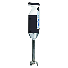 Dynamic MX070.13 7" Shaft Variable Speed Detachable Immersion MiniPro Mixer with 4 Blades - 115V, 200W, Black/White