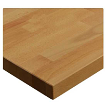 JMC Furniture Indoor 30" Round Solid Beechwood Plank-Style 1 1/4" Thick Natural Table Top