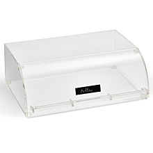 Vollrath NBC11 20" Full-Size Cubic Modular Acrylic Nose Case with Front Door & Aluminum Sheet Pan